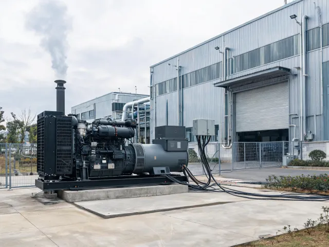 Manufacturing plant standby generator