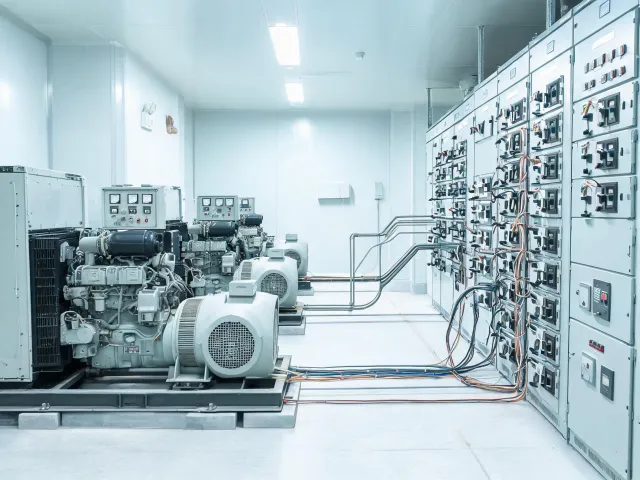 Healthcare emergency power plant