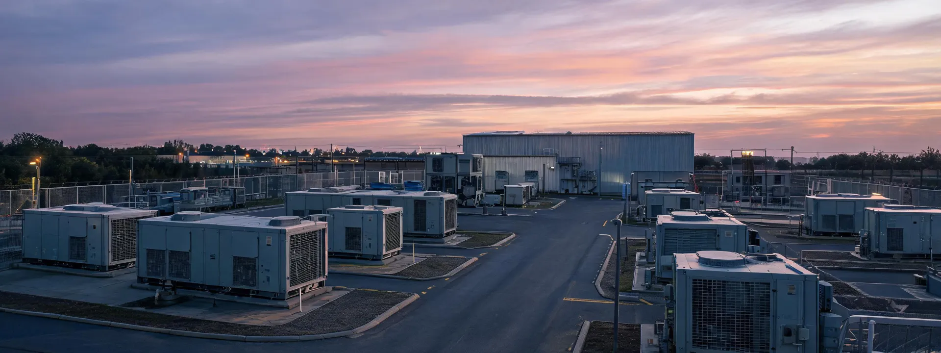 Critical facility generator yard